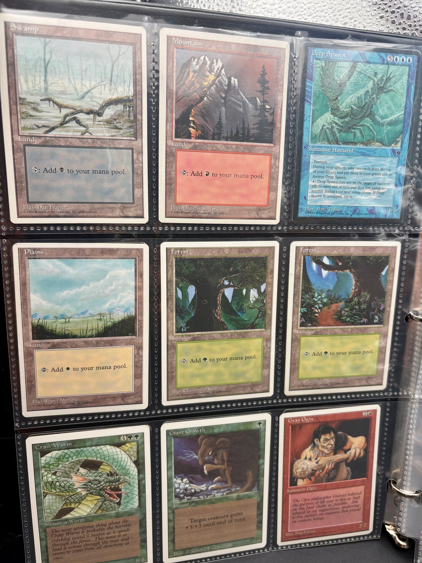Complete Binder – Vintage Magic: The Gathering Cards – Fallen Empires, Revised, 4th Edition