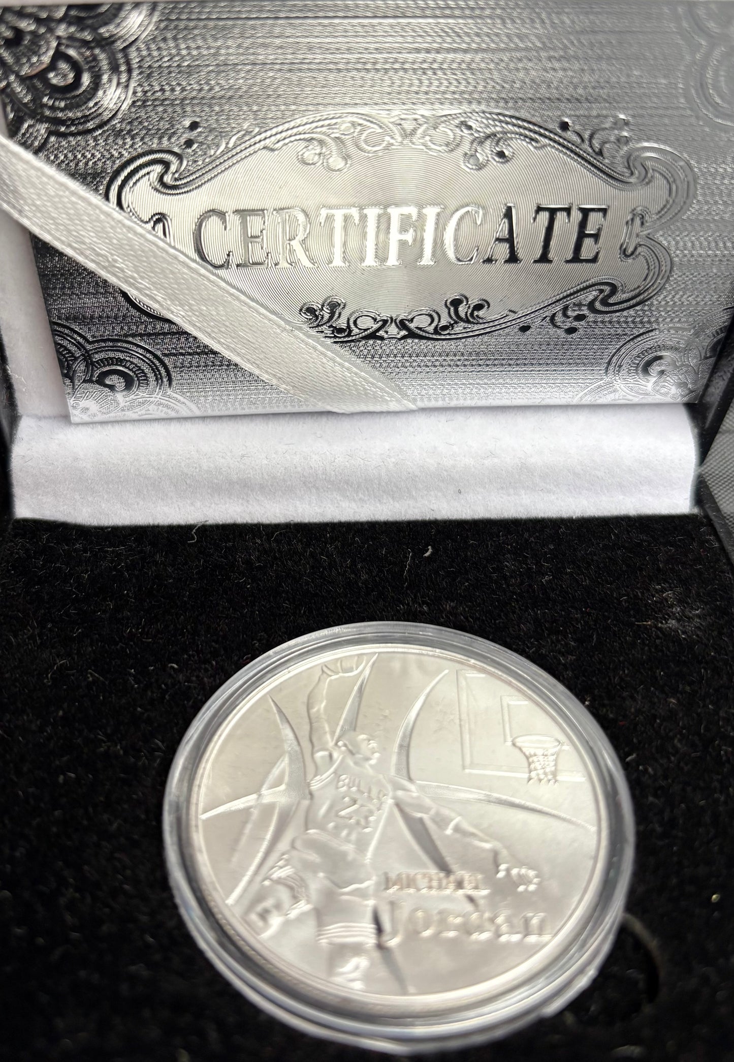 coin honoring the greatest basketball player of all time, Michael Jordan.